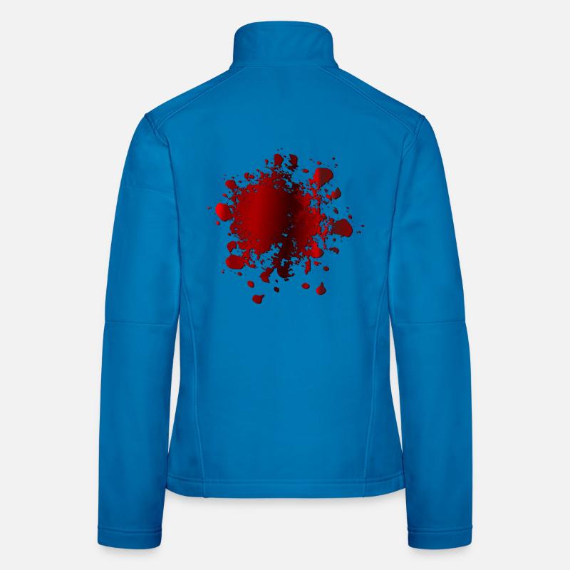 BLUTFLECKEN KOSTÜM BLUT Frauen Softshelljacke
