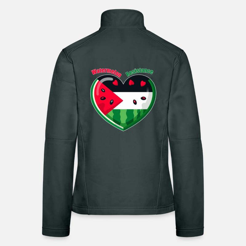 Resistenz der Wassermelone Frauen Softshelljacke