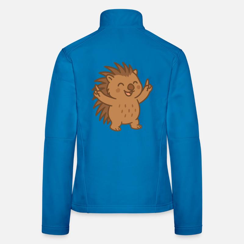 Dancing Spiked Fur Women's Softshell Jacket
