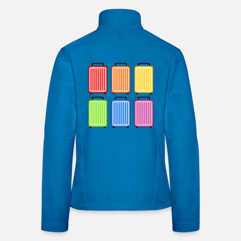 KOFFER REGENBOGEN Frauen Softshelljacke