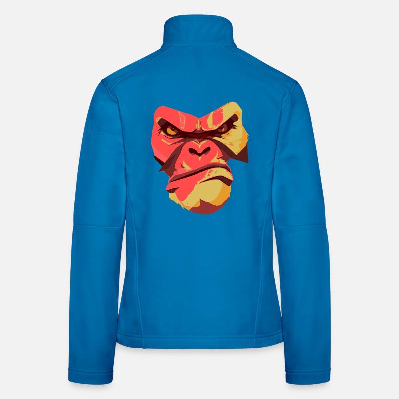 Gorilla Power Back Design Women's Softshell Jacket