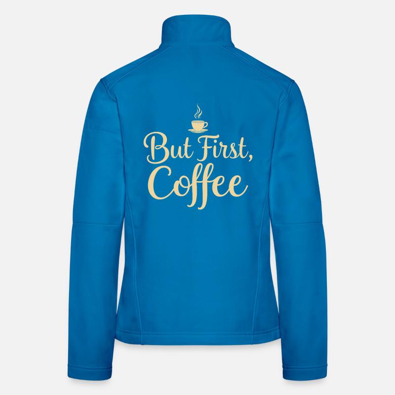 Mais la première citation du café Veste en tissu softshell Femme