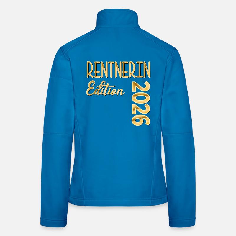 PENSION 2026 RETRAITÉ Veste en tissu softshell Femme