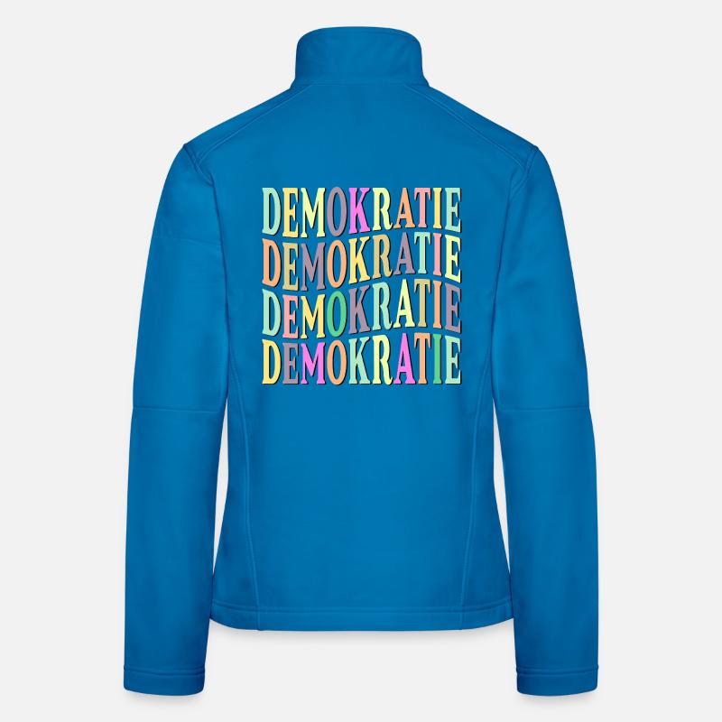 ELEZIONI - DEMOCRAZIA DEMOCRATICA Giacca softshell da donna