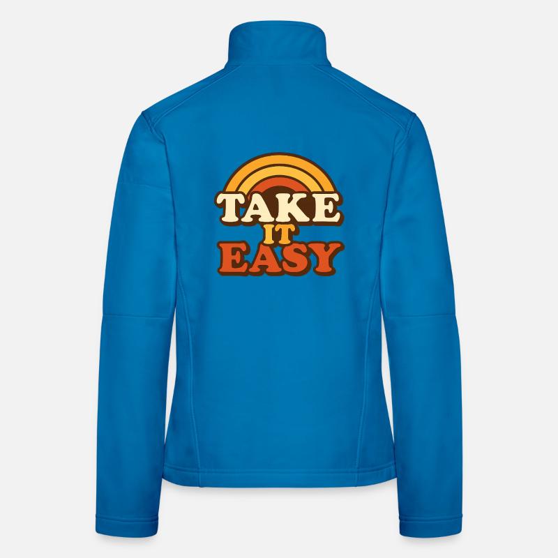 Retro Take It Easy Women's Softshell Jacket