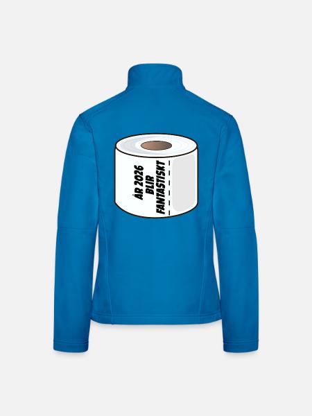 Das Jahr 2026 wird fantastisch - Frauen Softshelljacke - Lichtblau - Hinten
