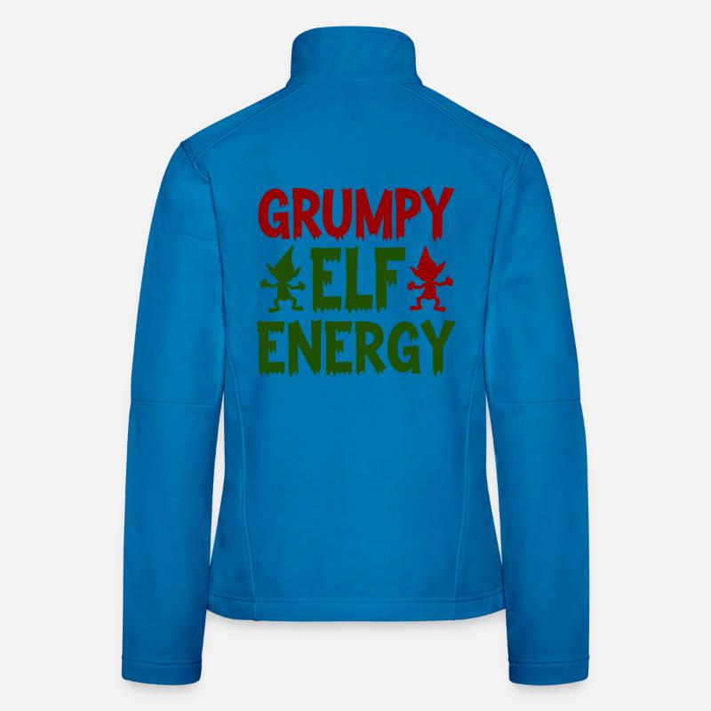 Grumpy Elf Energy Grumpy Imp Women's Softshell Jacket
