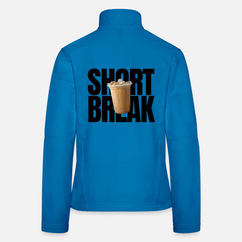 Courte pause Veste en tissu softshell Femme