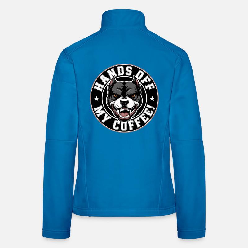 Lâche mon café Veste en tissu softshell Femme