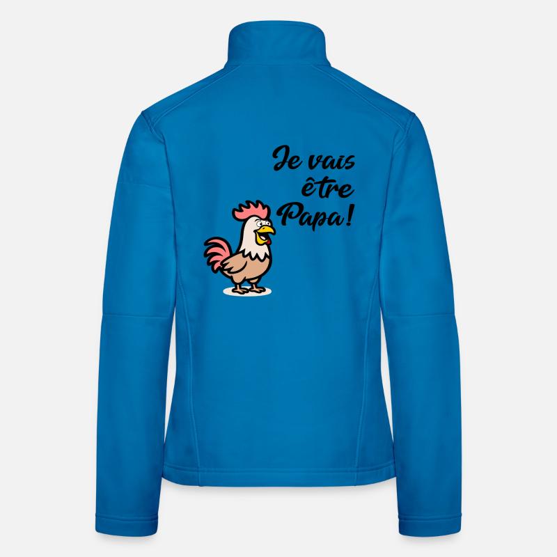 Chickens Daddy Chickens Women's Softshell Jacket