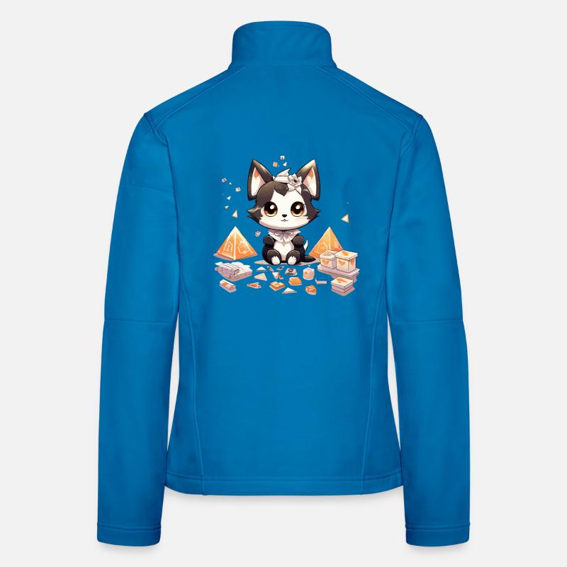 Chibi Chiot Diamant Trésor Veste en tissu softshell Femme