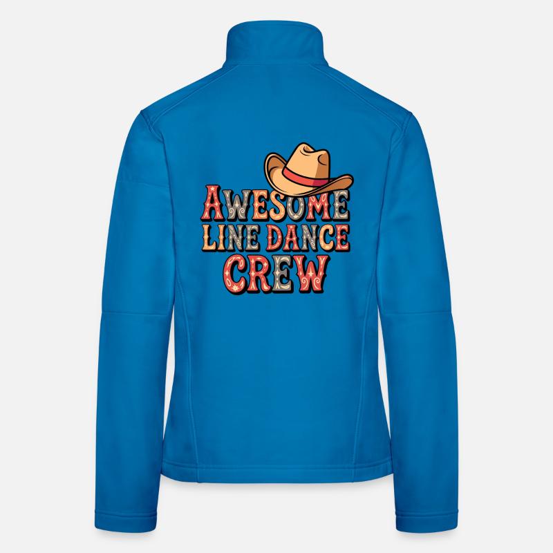 Awesome Line Dance Crew Women's Softshell Jacket