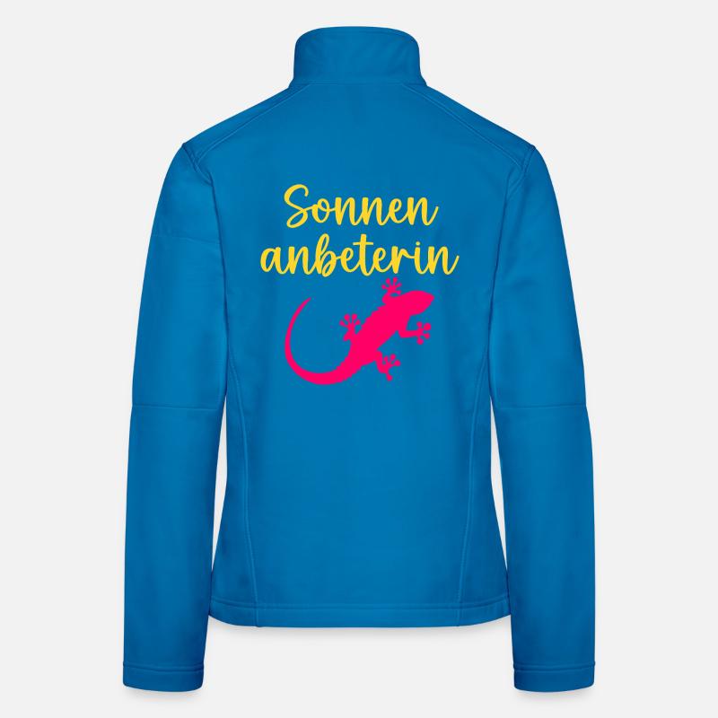 Sonnenanbeterin Eidechse Sommer Sonne Frauen Softshelljacke