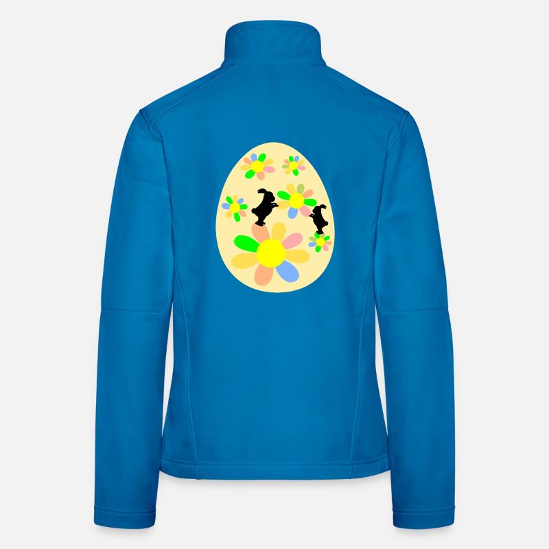 Easter Eggs Easter Bunny Women's Softshell Jacket