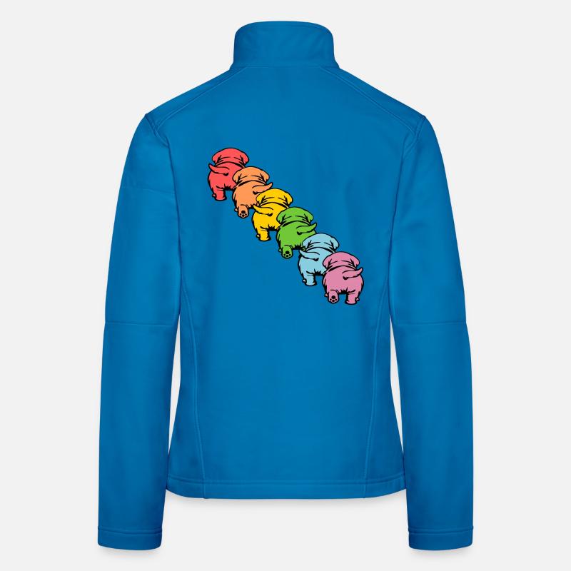 INCLUSION DES CHIENS DIVERSITÉ Veste en tissu softshell Femme
