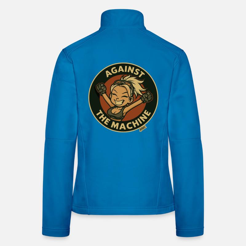 Contre le héros du dessin animé Machine Veste en tissu softshell Femme