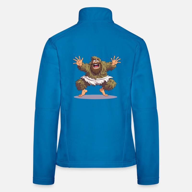 Joyeuse danse du Bigfoot Veste en tissu softshell Femme