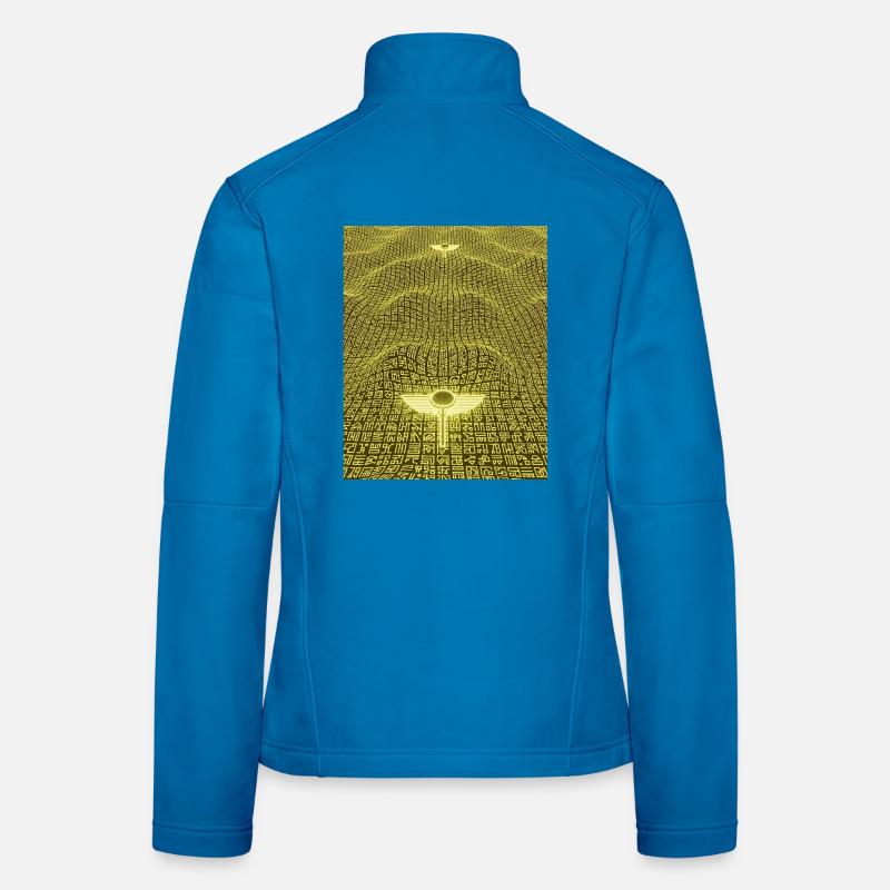 Ancien artefact extraterrestre du Code d’or Veste en tissu softshell Femme