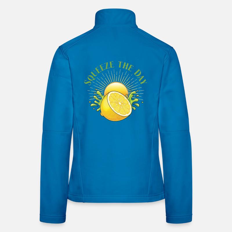 Squeeze the Day Zitronen-Splash Frauen Softshelljacke