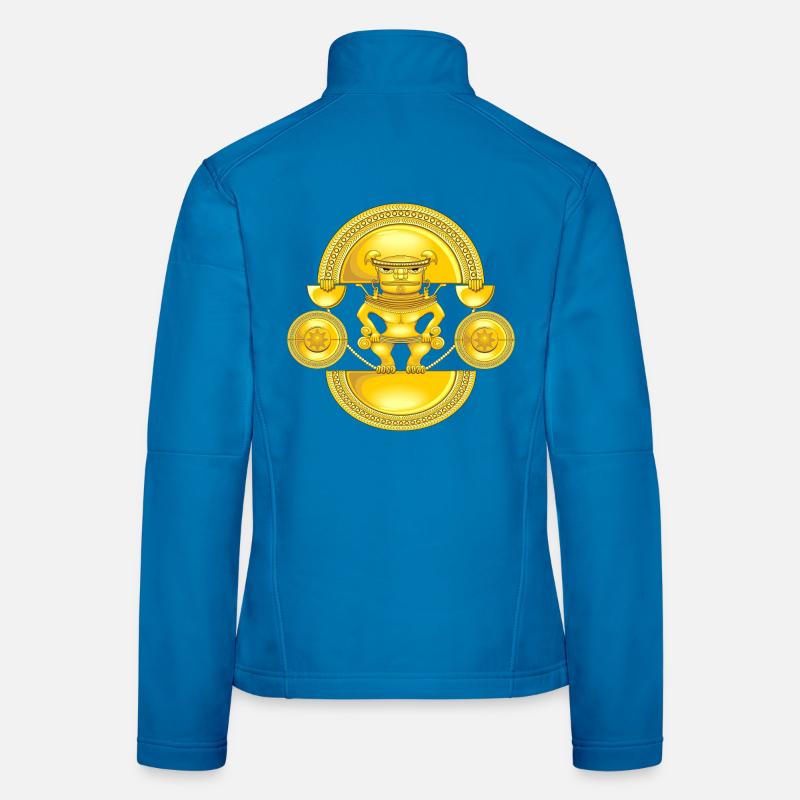Le chaman doré Veste en tissu softshell Femme
