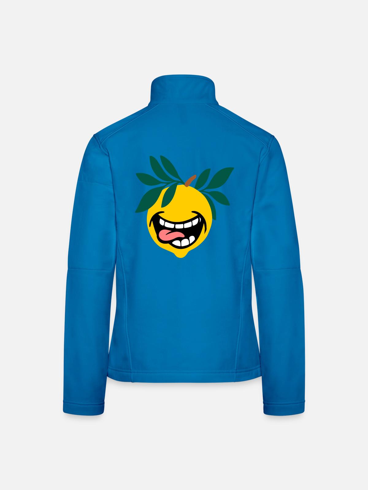 Saure Zitronen - Frauen Softshelljacke - Lichtblau - Hinten