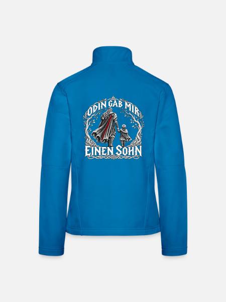 Odin gab mir einen Sohn | Noventra - Frauen Softshelljacke - Lichtblau