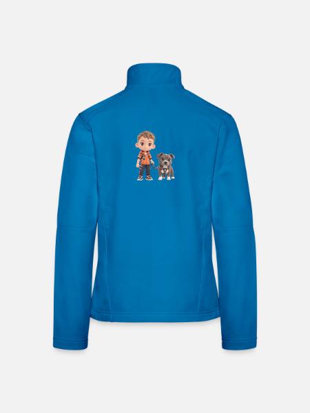 Muck & Rampage - Frauen Softshelljacke - Lichtblau - Hinten