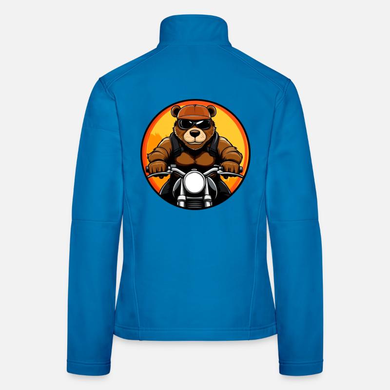 Bears Motorcycle Women's Softshell Jacket