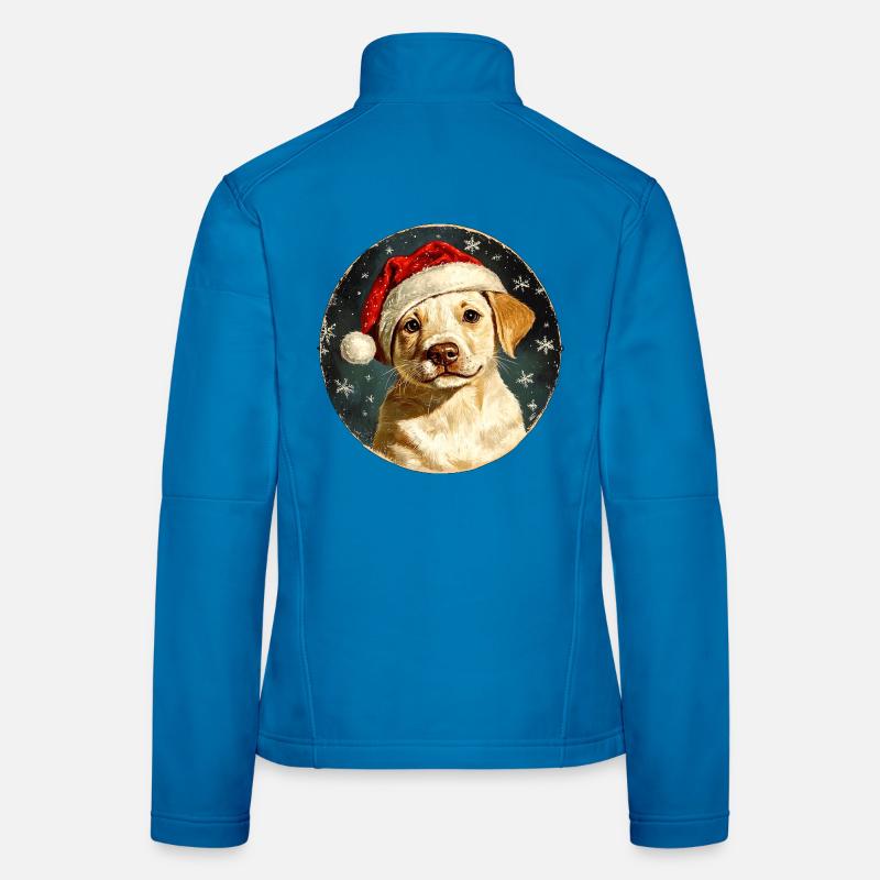 Weihnachtsmann Collie Frauen Softshelljacke