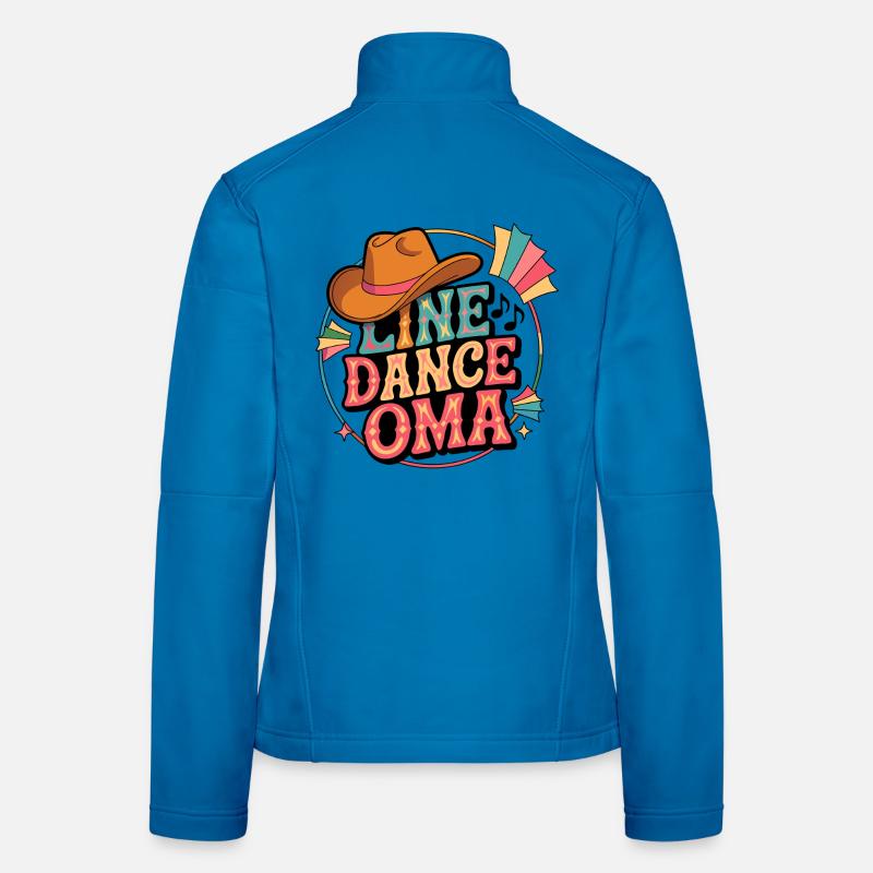 Line Dance Granny Retro Women's Softshell Jacket