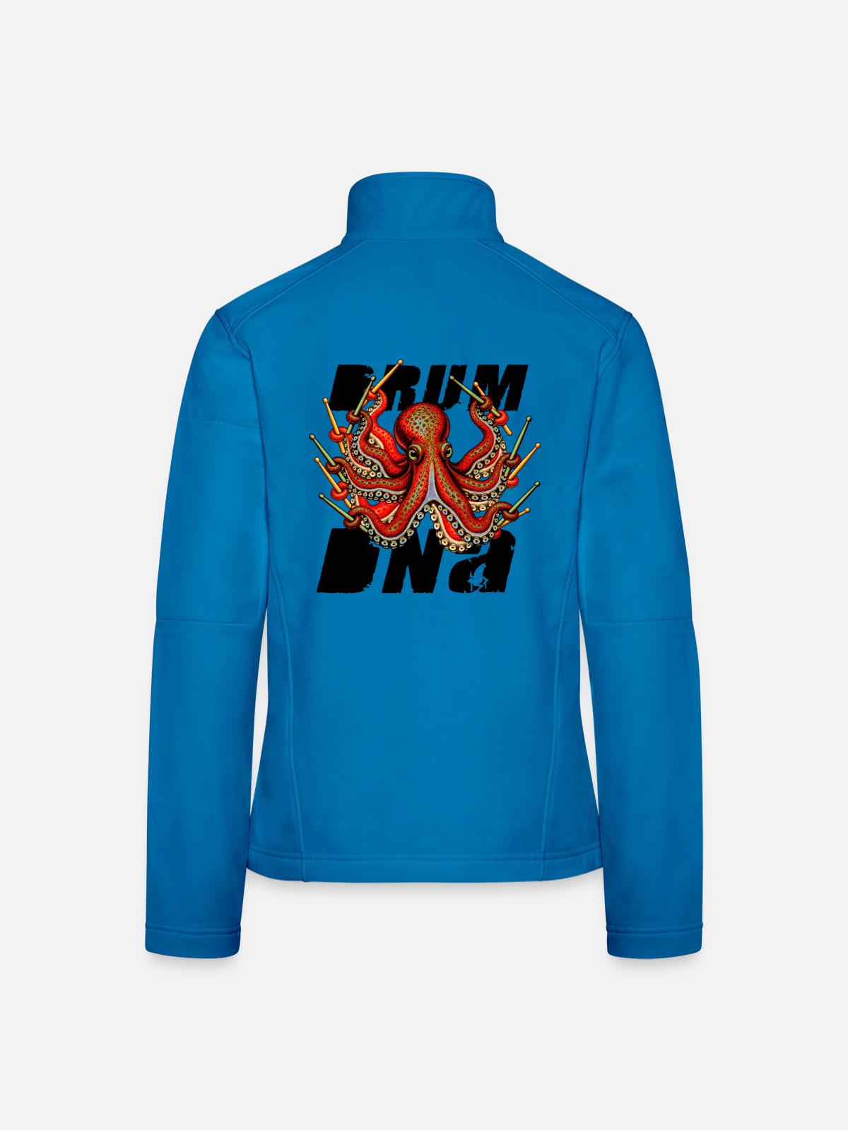 DRUM-DNA - Frauen Softshelljacke - Lichtblau - Hinten