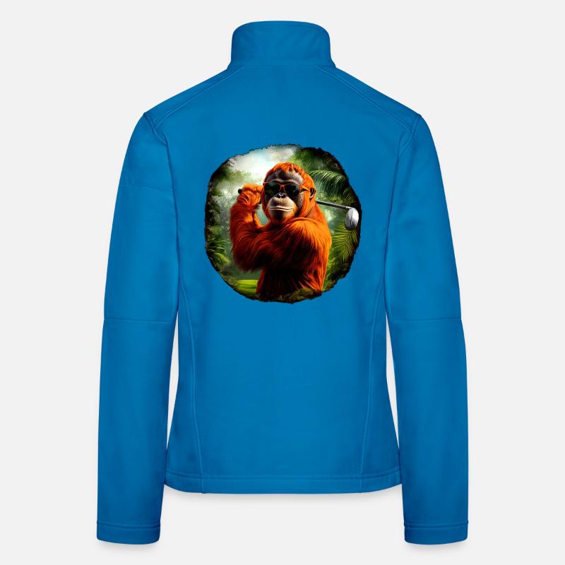 Orangutans Gulf / Monkey Women's Softshell Jacket