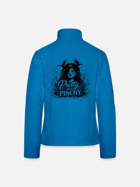 Pretty, but Pinchy | Aesthetic Girl’s Tee - Frauen Softshelljacke - Lichtblau