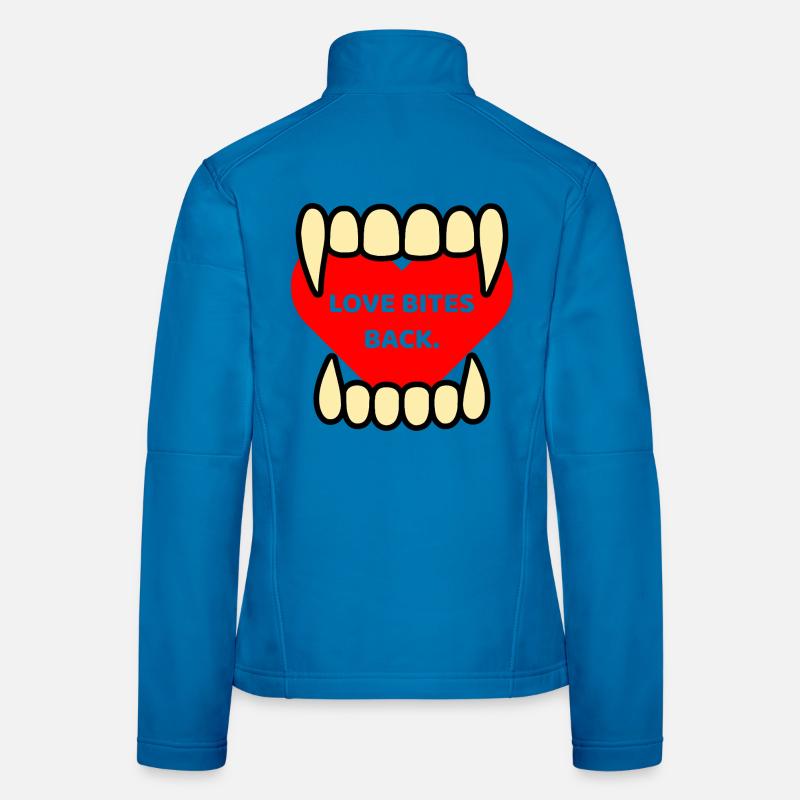 LOVE BITES BACK. Women's Softshell Jacket