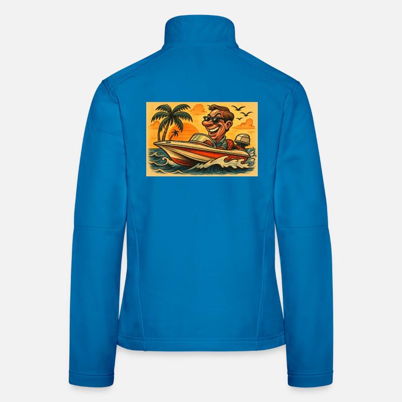 Bateau rapide Veste en tissu softshell Femme