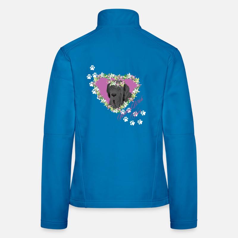 Resting B!tch Face Neapolitan Mastiff Women's Softshell Jacket