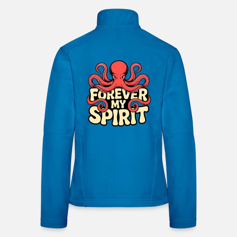 Octopus Vibes Frauen Softshelljacke