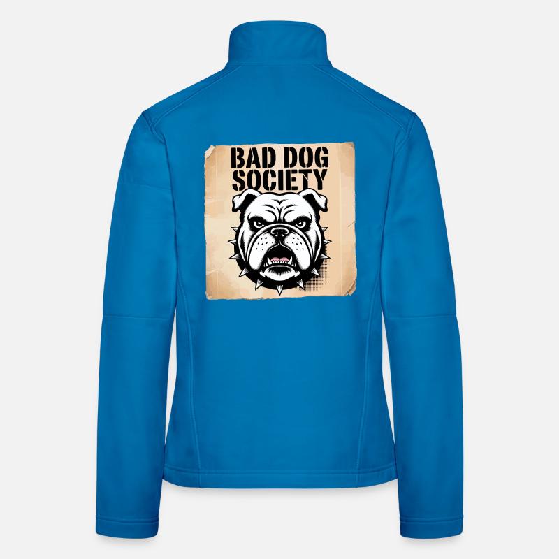 Die Gesellschaft der bösen Hunde Frauen Softshelljacke