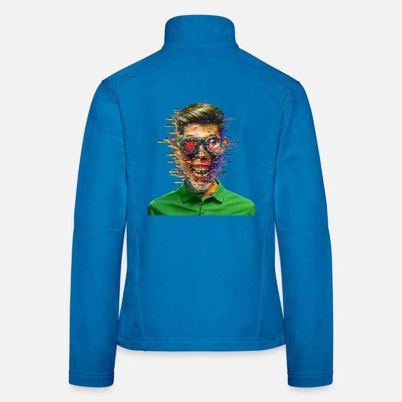 ICH BIN NUR EIN GLITCH – Geek & Science-Fiction Frauen Softshelljacke