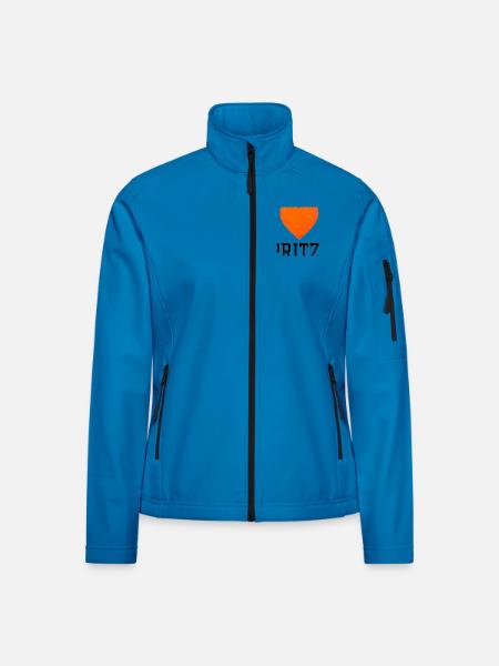 I Love Spritz  - Frauen Softshelljacke - Lichtblau - Vorne