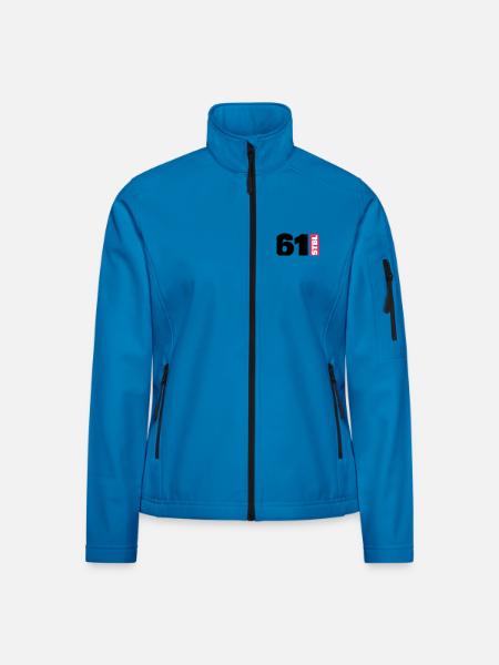 161 - STBL - Frauen Softshelljacke - Lichtblau - Vorne
