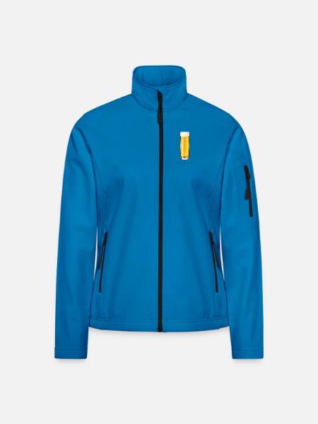 Kölsch - Frauen Softshelljacke - Lichtblau - Vorne