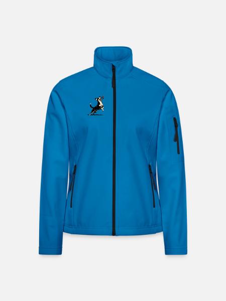 Frisbee Fun - Frauen Softshelljacke - Lichtblau