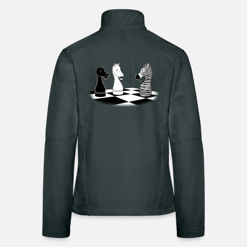 Zebra Knight Women's Softshell Jacket