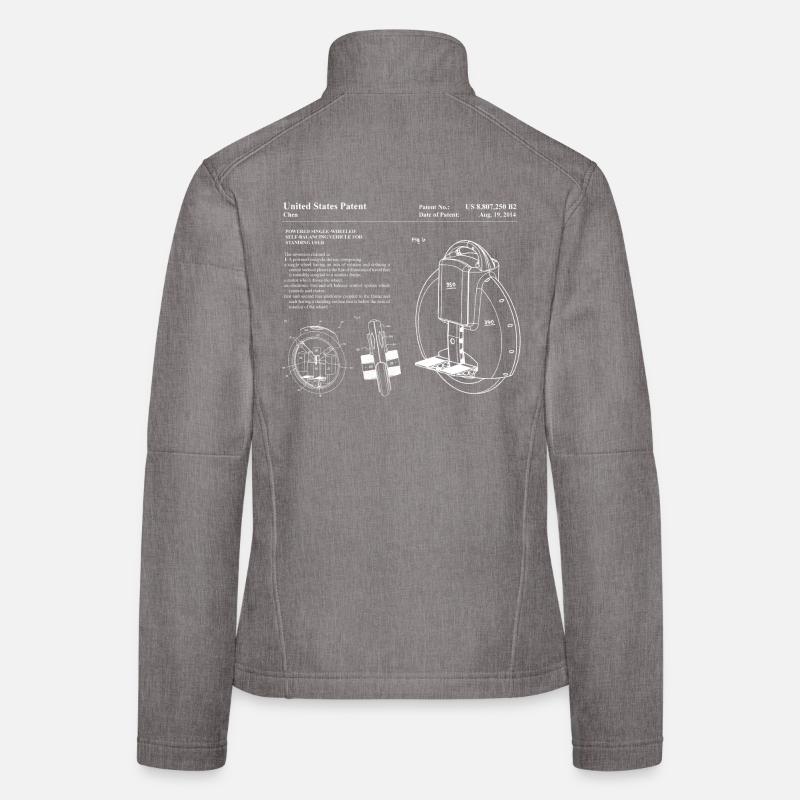 Solowheel Patent - Women's Softshell Jacket - heather grey