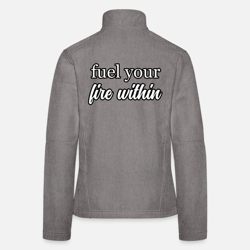 Hustle & Flow Succès Mindset Inspiration Veste en tissu softshell Femme