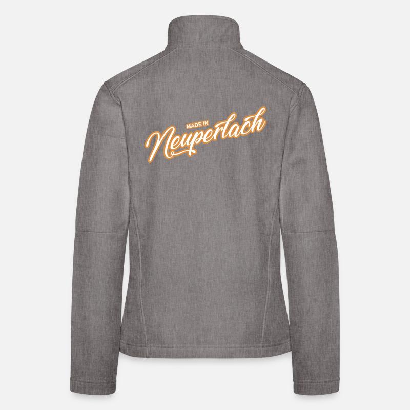 Neuperlach - because it's your hood! - Women's Softshell Jacket - heather grey