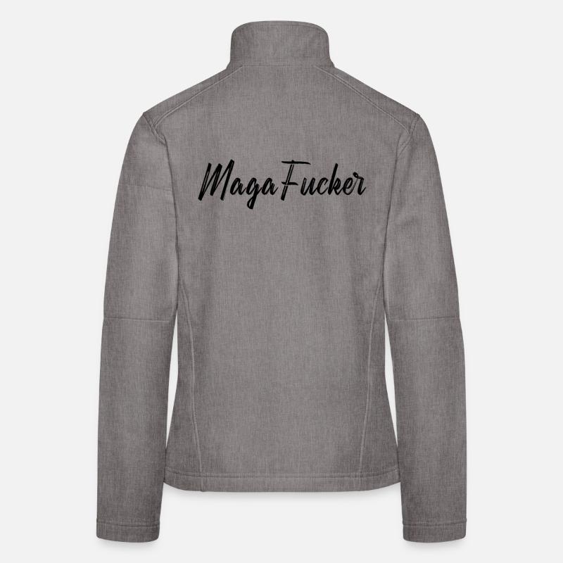 MagaFucker Type HelinoDemo Noir Veste en tissu softshell Femme