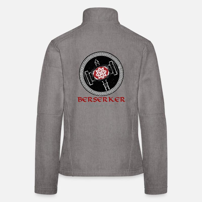 Berserker Bear – Viking Warrior from Valhalla Women's Softshell Jacket