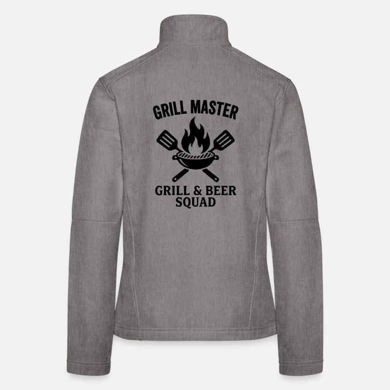 GRILL MASTER GRILL & BEER SQUAD BBQ Profi Frauen Softshelljacke